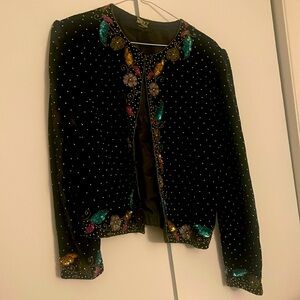 Velvety vintage jacket